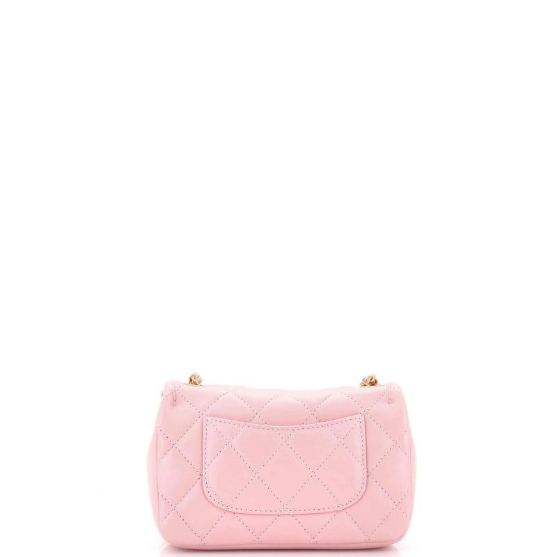 Chanel Heart Charms Flap Bag Quilted Lambskin Mini - 3