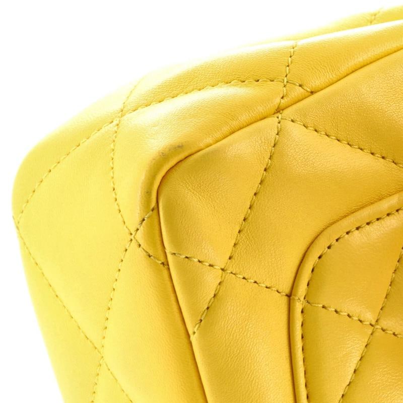 Chanel Resin Chain Top Handle Flap Bag Quilted Lambskin Mini - 6