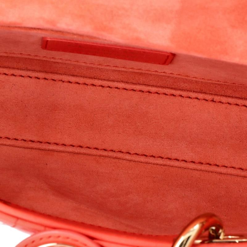 Christian Dior Lady D-Joy Bag Cannage Quilt Lambskin Small - 5
