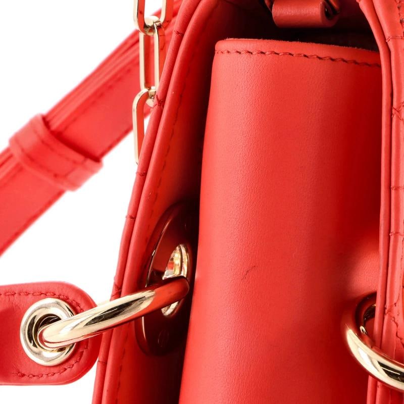 Christian Dior Lady D-Joy Bag Cannage Quilt Lambskin Small - 6