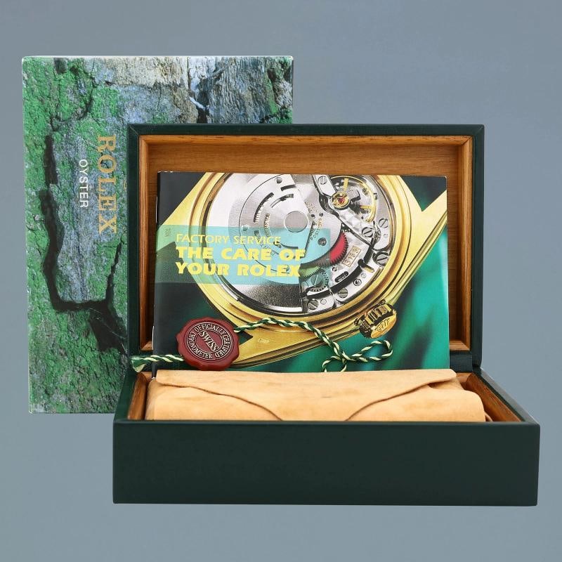 MINT 1996 Rolex Submariner Date Tritium 16610 Steel Black 40mm Oyster Watch Box - 7