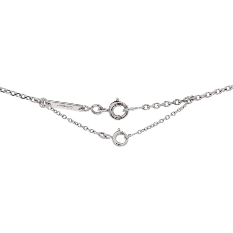 Cartier C Heart de Cartier Pendant Necklace 18K White Gold with Pave Diamonds - 3