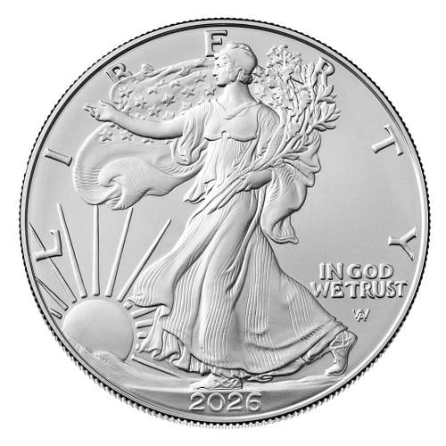 Lot of 80 - 2026 $1 American Silver Eagle 1 oz BU - 2