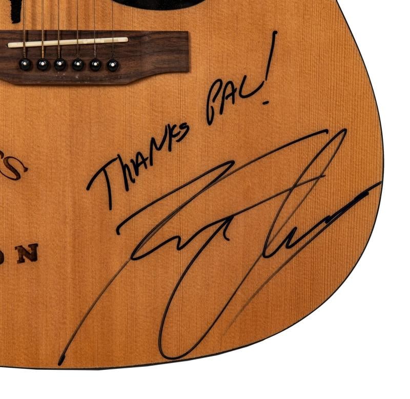Kenny Chesney Signed Inscribed Epiphone Guitar JSA COA - 3
