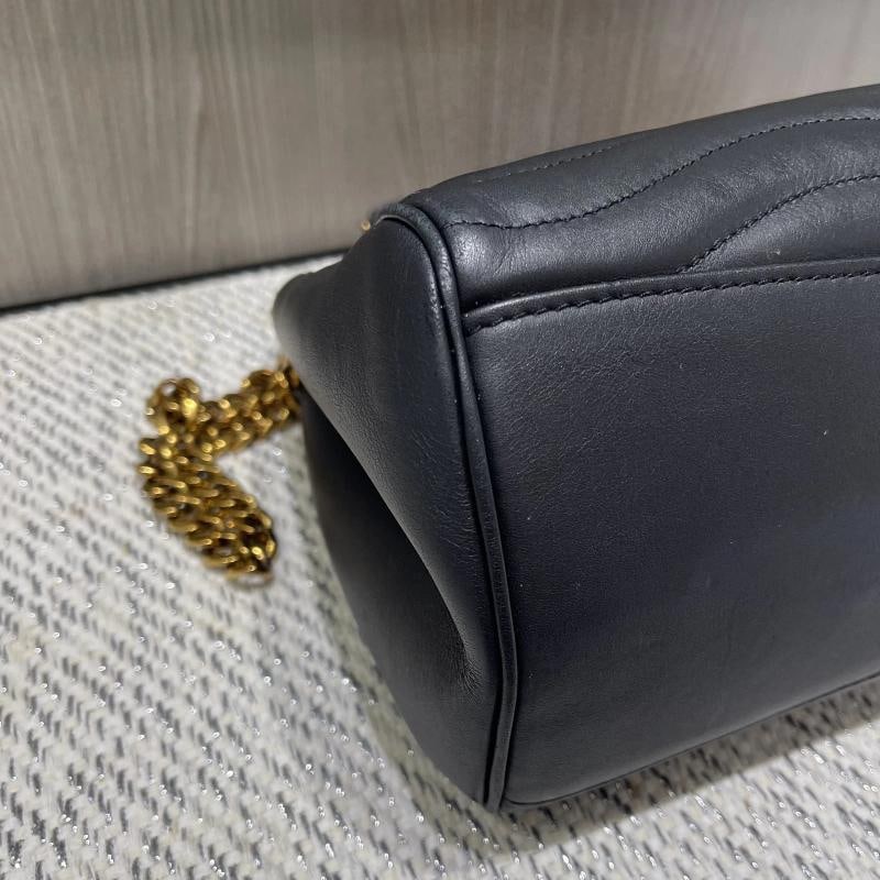 Louis Vuitton New Wave Chain Tote in Black Calfskin Leather - 12