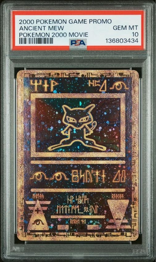 2000 POKEMON GAME MOVIE POKEMON 2000 MOVIE ANCIENT MEW PSA 10: Condition: Graded - PSA 10: Professionally graded ,Graded: Yes,Set: 2000 POKEMON GAME MOVIE,Game: PokÃƒÂ©mon TCG,Character: ANCIENT MEW,Card Name: ANCIENT MEW,Grade: