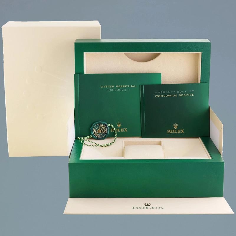 2019 MINT Rolex 216570 Explorer II Polar White Dial Steel 42mm Watch Box - 7