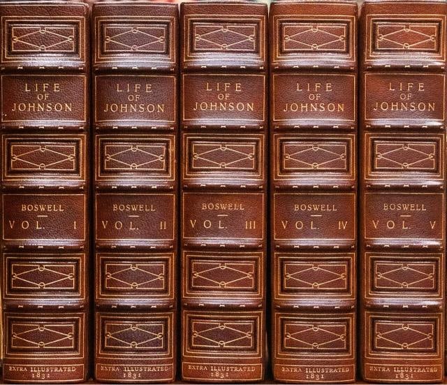 James Boswell / The Life of Samuel Johnson 1831: Author: James Boswell,Country of Origin: United States of America,Publisher: John Murray,Year Printed: 1831,Special Attributes: Illustrated,Binding: Leather