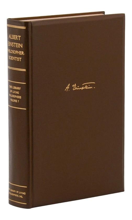 Albert Einstein Philosopher-Scientist ~ SIGNED by ALBERT EINSTEIN ~ Limited 1949 - 2