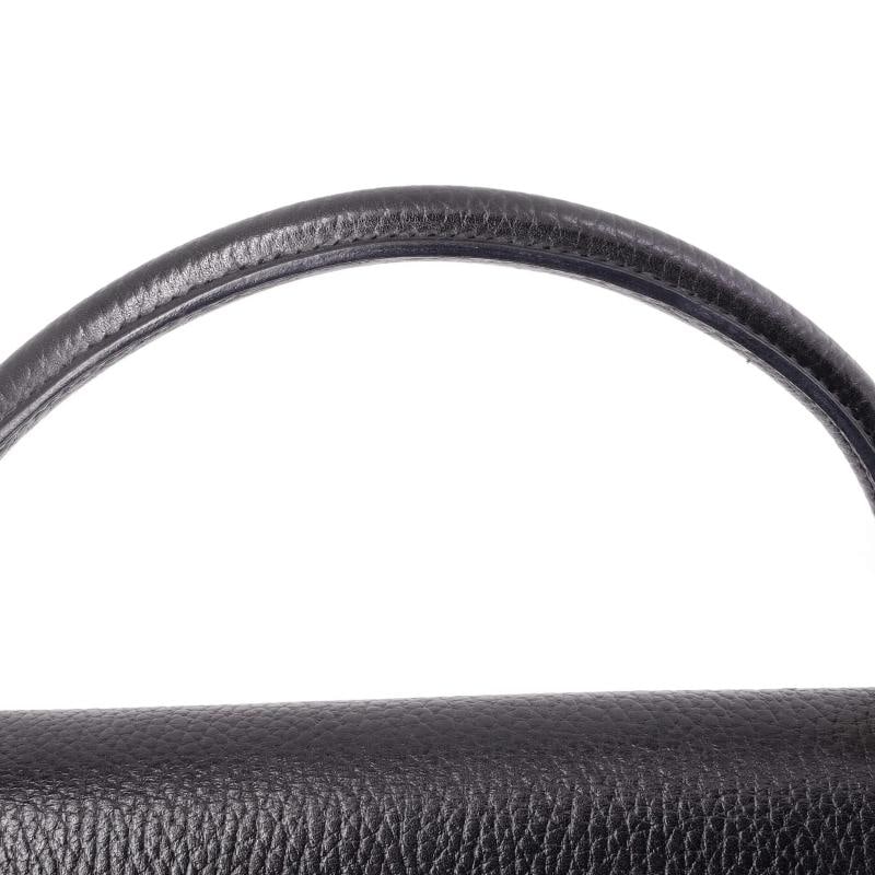 Hermes Kelly Handbag Black Ardennes with Gold Hardware 32 - 8