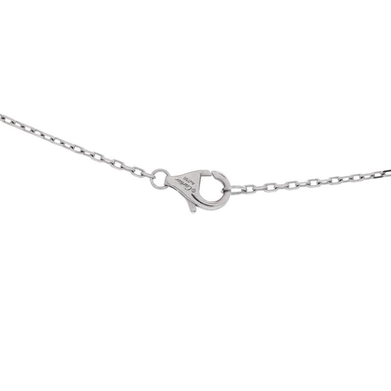 Cartier Trinity Diamond Pendant Necklace 18K White Gold with Diamonds - 4