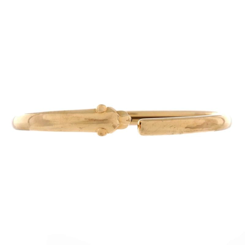 Cartier Panthere de Cartier Open Cuff Bracelet 18K Yellow Gold with Onyx: Measurements: Circumference: 6.60 ", Width: 4.95 mm . Condition: Pre-owned - Good,Brand: Cartier,Main Stone: Tsavorite,Metal: 18K Yellow Gold,Metal Purity: 18K,Style: Cuff,Type: Bracelet,Color: Yellow