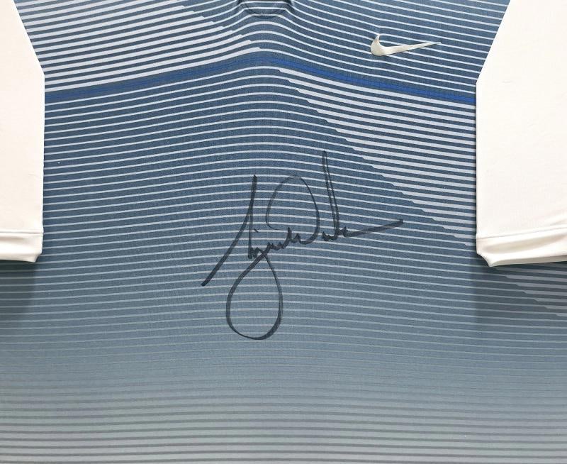 Tiger Woods Signed Nike Framed Polo #11/25 UDA Holo #BAM29315 - 3