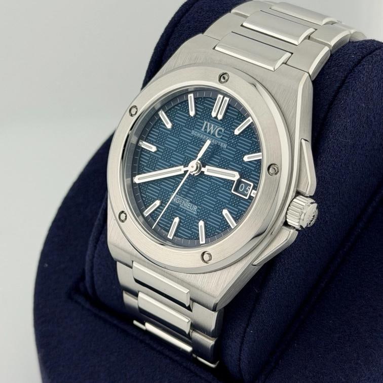 2024 IWC Ingenieur Automatic IW328903 40mm Aqua Blue Dial Steel Box Paper - 3
