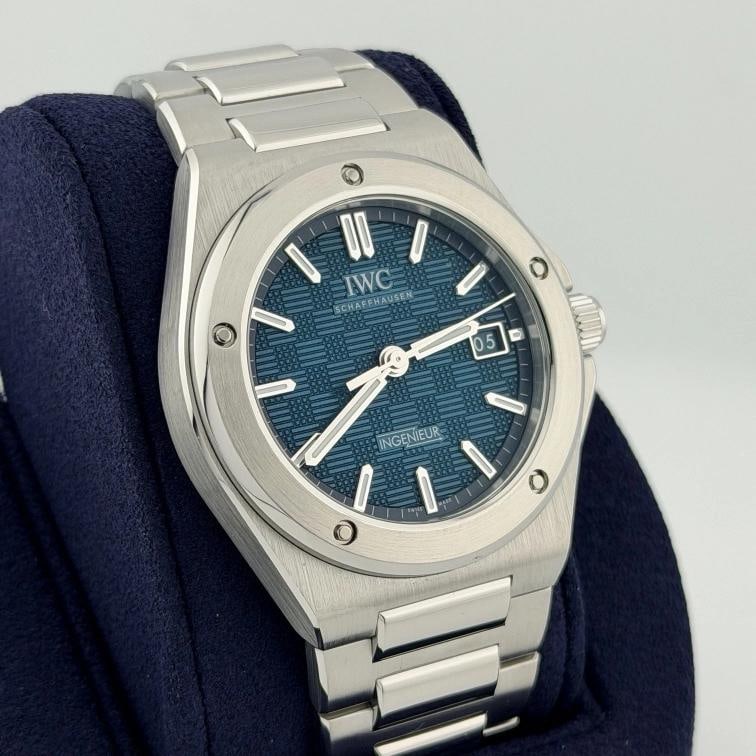 2024 IWC Ingenieur Automatic IW328903 40mm Aqua Blue Dial Steel Box Paper - 4