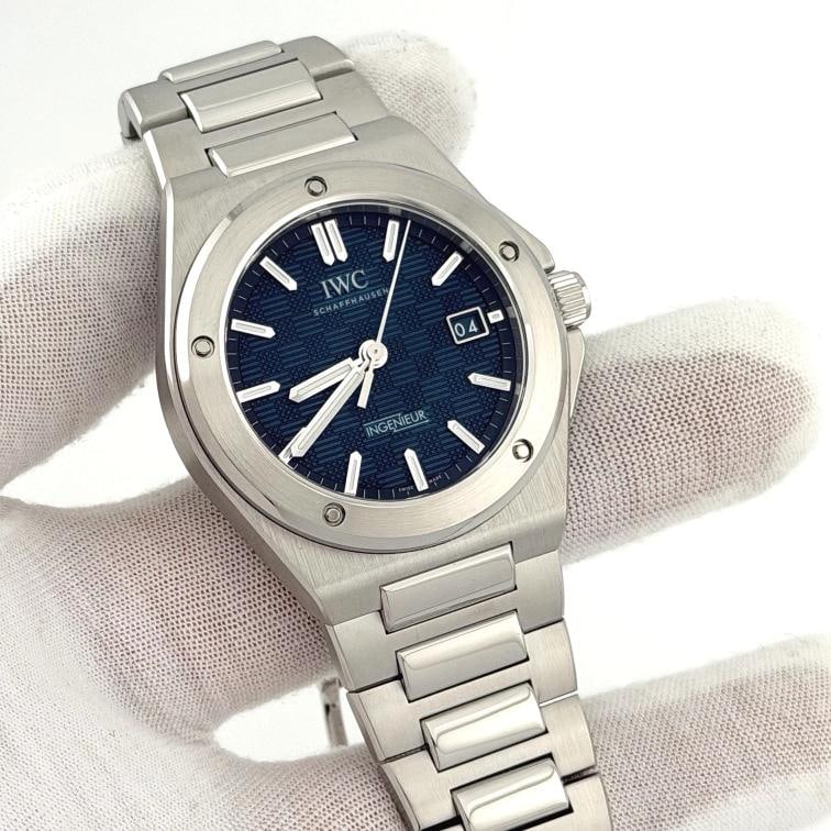 2024 IWC Ingenieur Automatic IW328903 40mm Aqua Blue Dial Steel Box Paper - 9