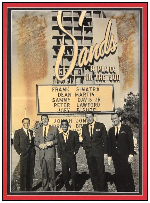 The Rat Pack Authentic Original Memorabilia Photo Signatures Framed Artwork - 3