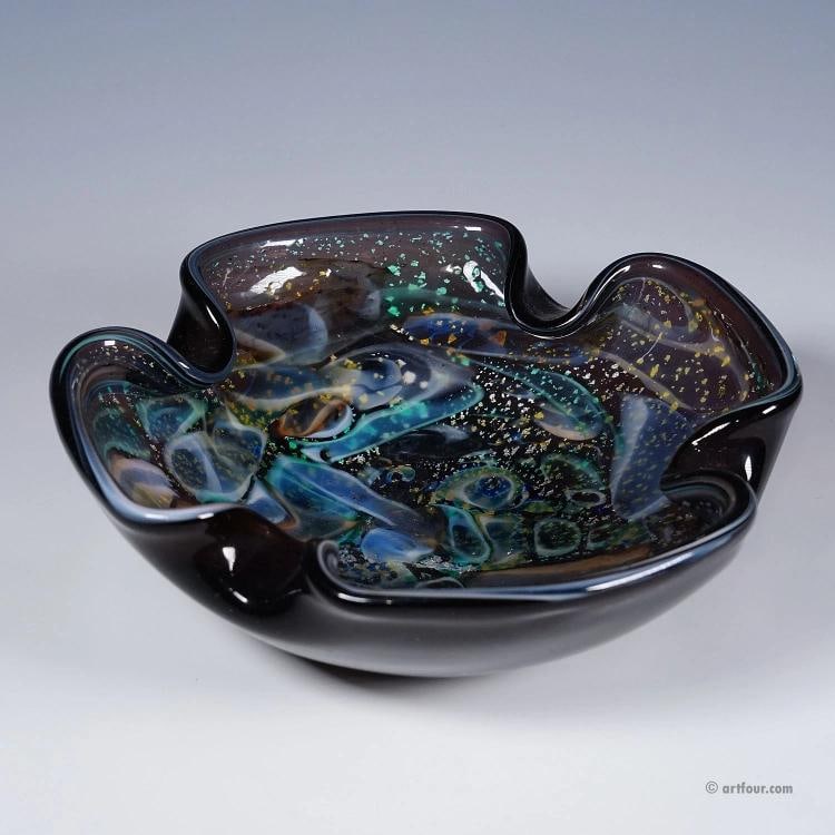 Vintage Murano Tutti Frutti Glass Bowl 1950s - 3