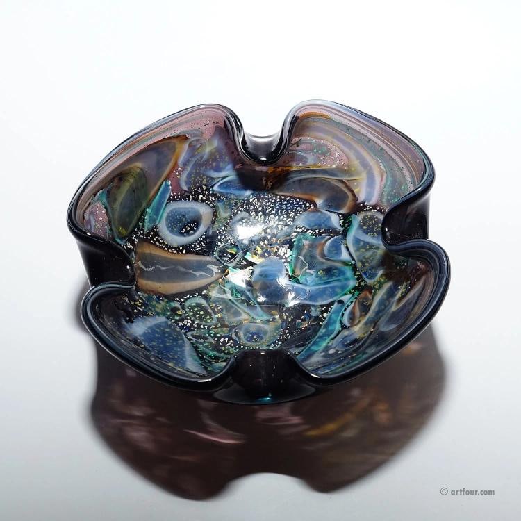 Vintage Murano Tutti Frutti Glass Bowl 1950s - 6