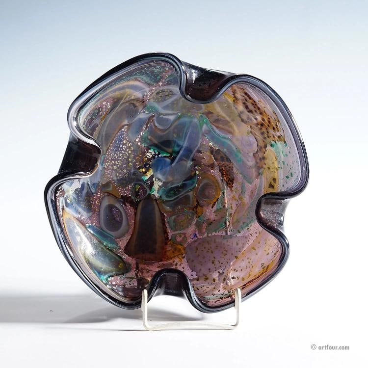 Vintage Murano Tutti Frutti Glass Bowl 1950s - 7