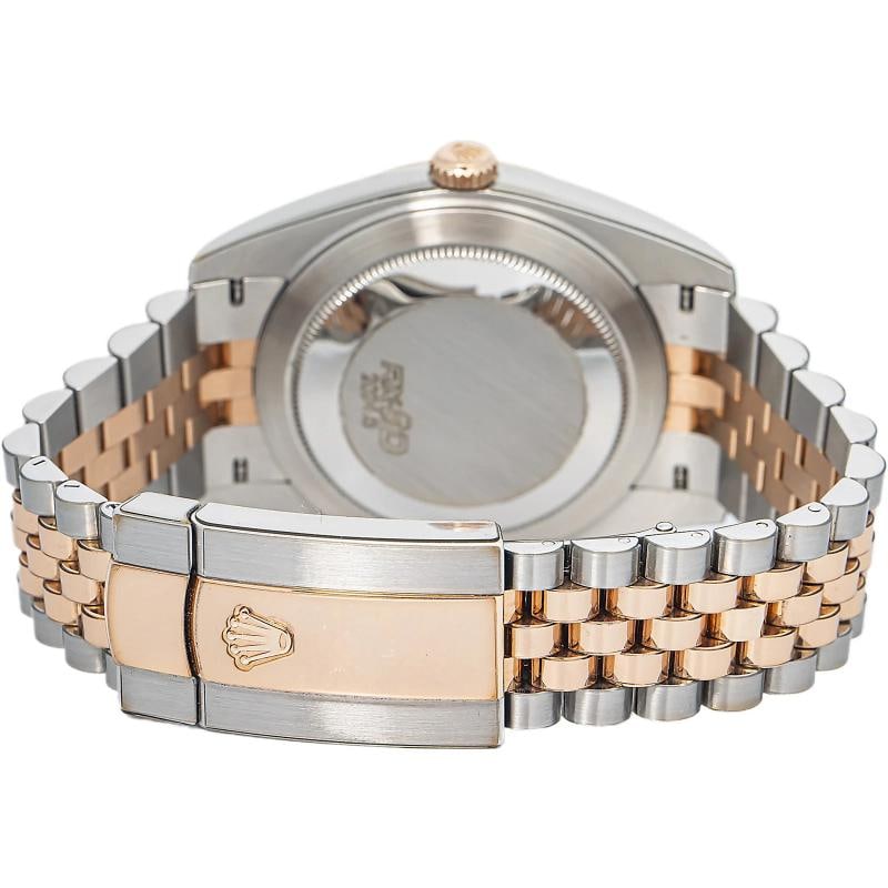 Rolex Datejust 126331 Jubilee 18k RG Two Tone Slate Motif Dial Auto Men's 41mm - 5