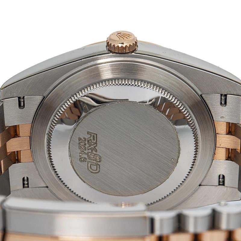 Rolex Datejust 126331 Jubilee 18k RG Two Tone Slate Motif Dial Auto Men's 41mm - 6
