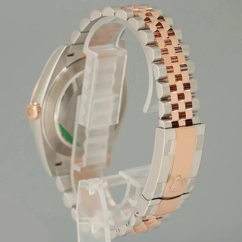 2023 PAPERS NEW Rolex DateJust 41 126331 Motif Rose Gold Two-Tone Jubilee Watch - 4