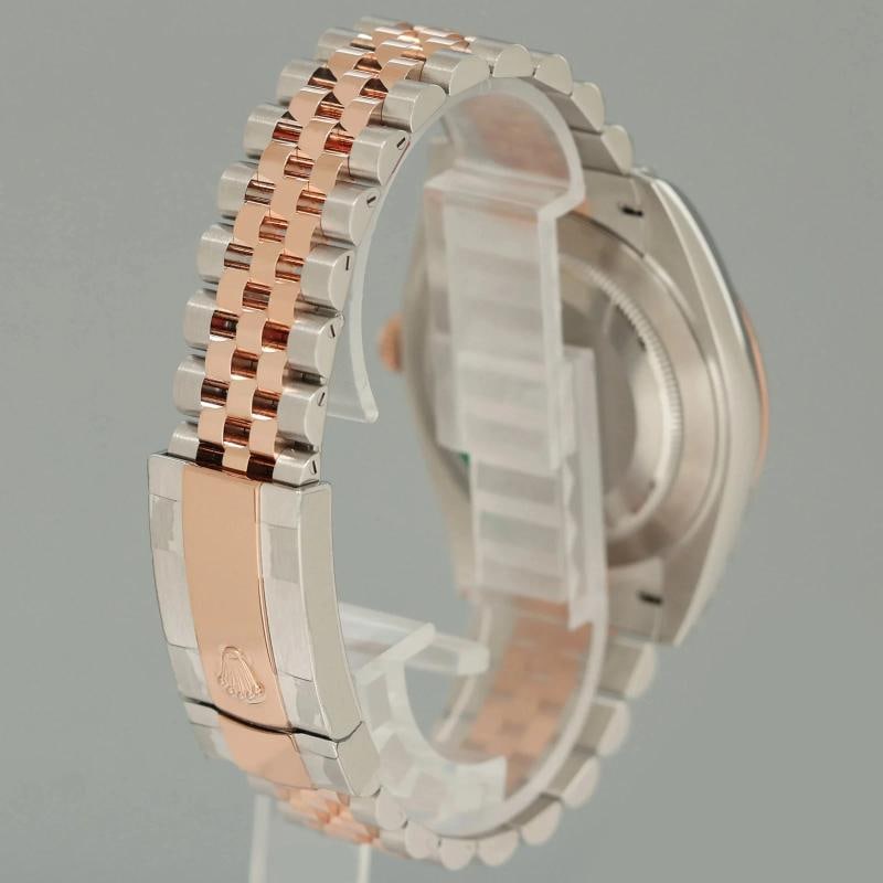 2023 PAPERS NEW Rolex DateJust 41 126331 Motif Rose Gold Two-Tone Jubilee Watch - 6