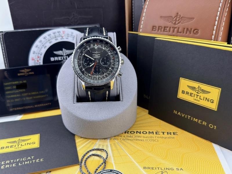 Breitling Navitimer 01 AB01271A/F570 46mm Grey Dial Limited Edition Box Papers - 2