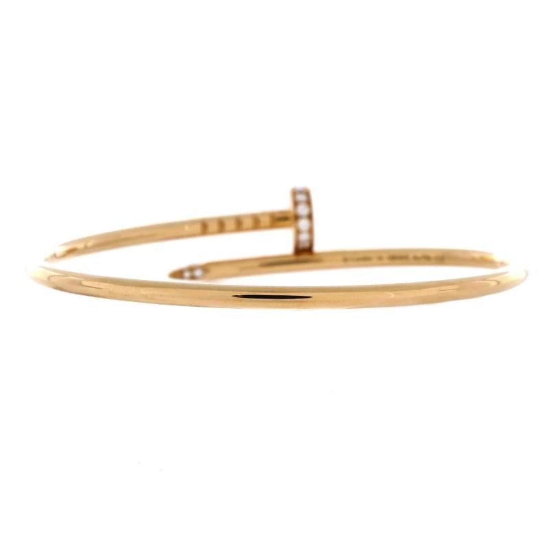 Cartier Juste un Clou Bracelet 18K Yellow Gold with Diamonds Small - 3