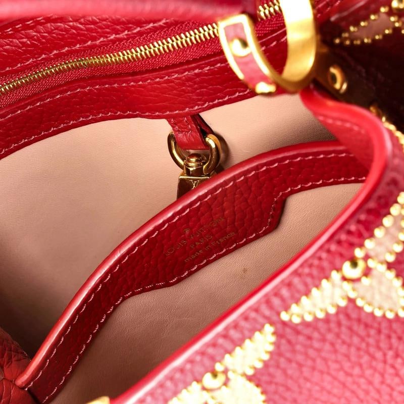 Louis Vuitton Capucines Bag Leather with Embellished Detail BB - 6