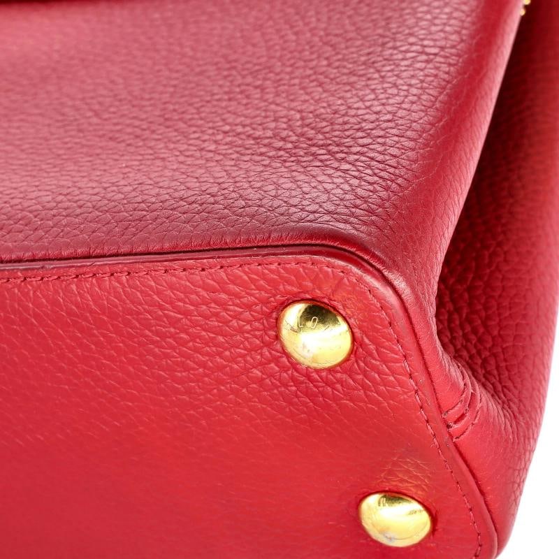 Louis Vuitton Capucines Bag Leather with Embellished Detail BB - 7