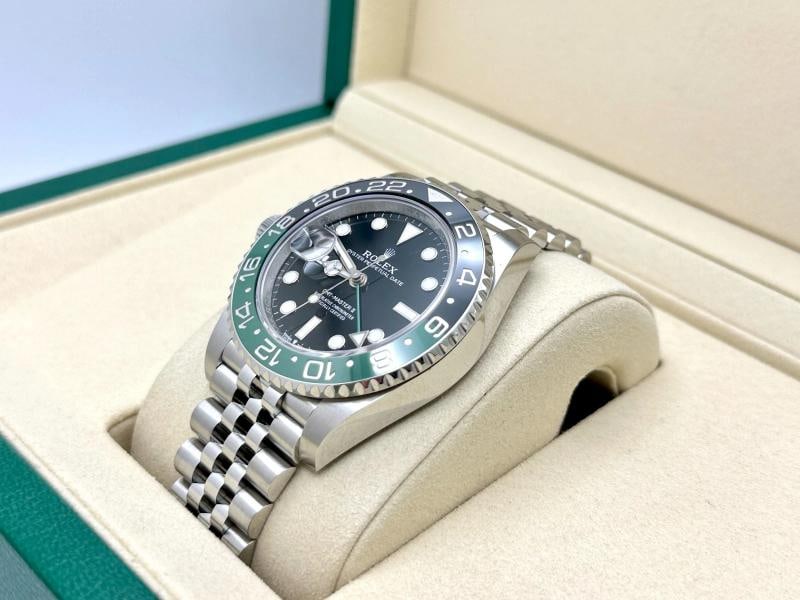 2026 Rolex GMT Master II Sprite 126720VTNR 40mm Green and Black Steel Box Papers - 4