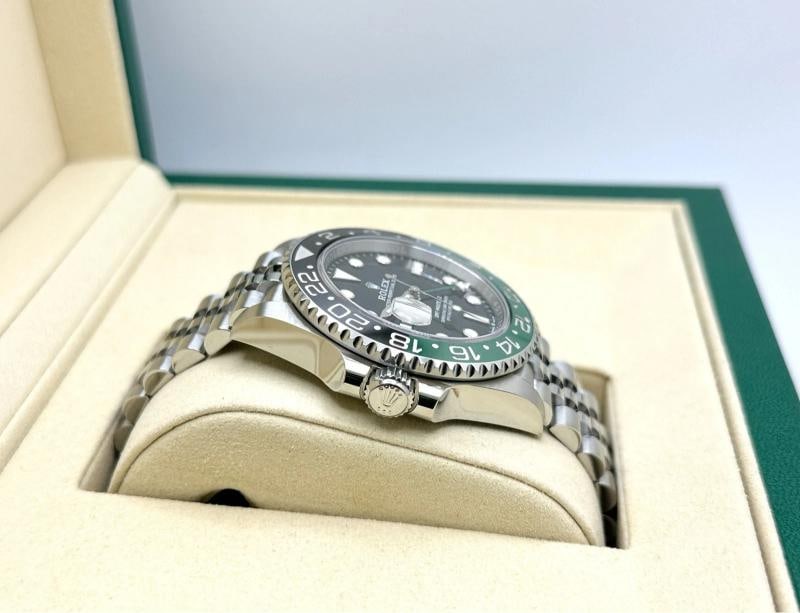 2026 Rolex GMT Master II Sprite 126720VTNR 40mm Green and Black Steel Box Papers - 6
