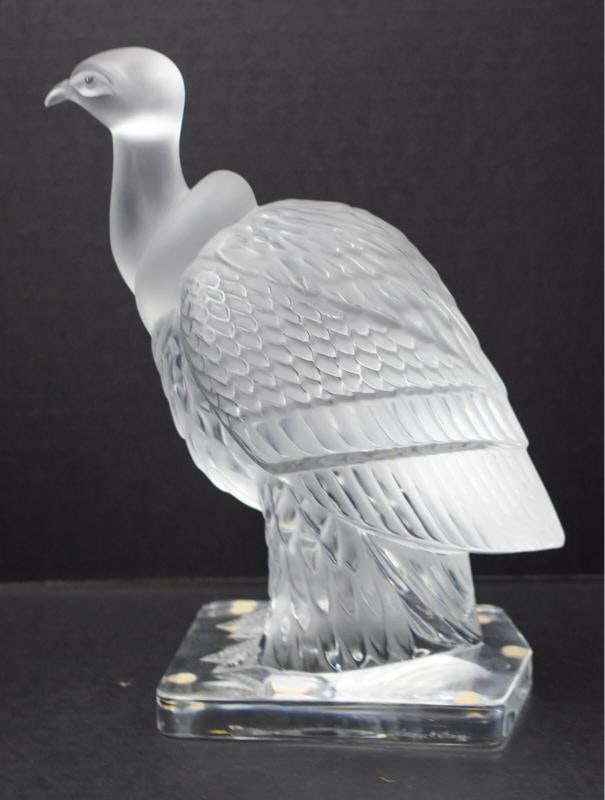 Lalique Large Vulture/Condor Bird Figure - Sculpture - 3