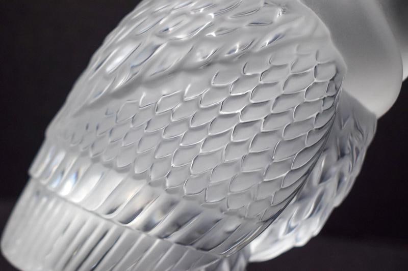 Lalique Large Vulture/Condor Bird Figure - Sculpture - 6