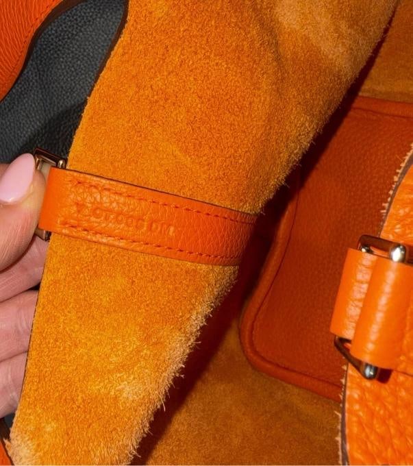 HermÃƒÂ¨s Picotin Lock 18 Handbag Orange Clemence Leather - 14