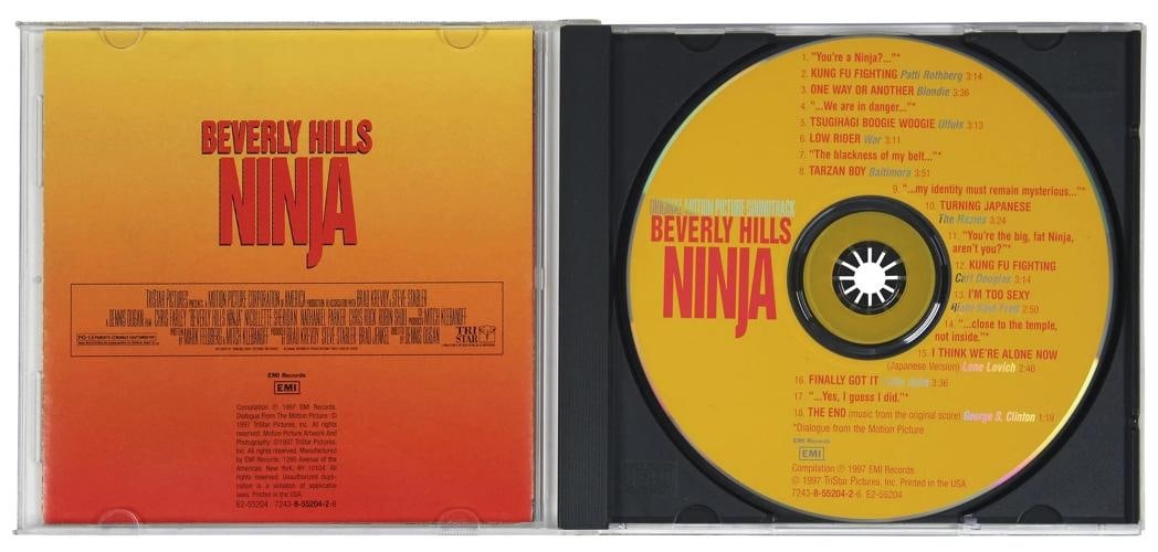 Chris Farley Authentic Signed Beverly Hills Ninja Cd Insert W/ Disk JSA #YY12929 - 10