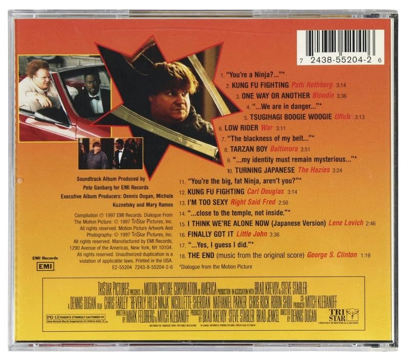 Chris Farley Authentic Signed Beverly Hills Ninja Cd Insert W/ Disk JSA #YY12929 - 11