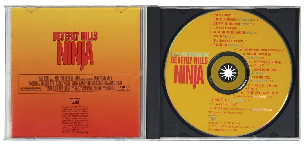Chris Farley Authentic Signed Beverly Hills Ninja Cd Insert W/ Disk JSA #YY12929 - 3