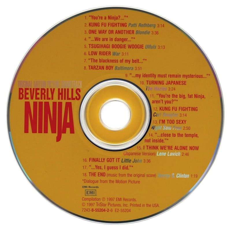 Chris Farley Authentic Signed Beverly Hills Ninja Cd Insert W/ Disk JSA #YY12929 - 5