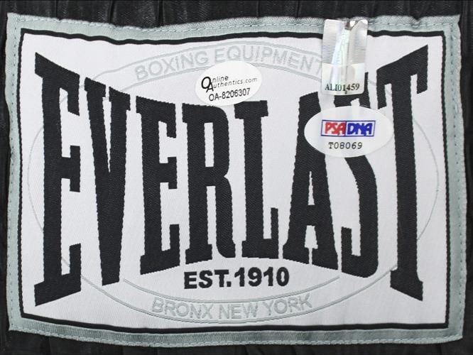 Muhammad Ali Authentic Signed White Everlast Boxing Trunks PSA/DNA #T08069 - 3