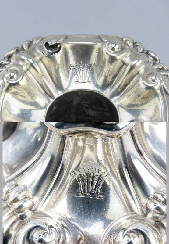 Ornate Set 4 1811-1819 English Georgian Sterling Silver Candlesticks - 10