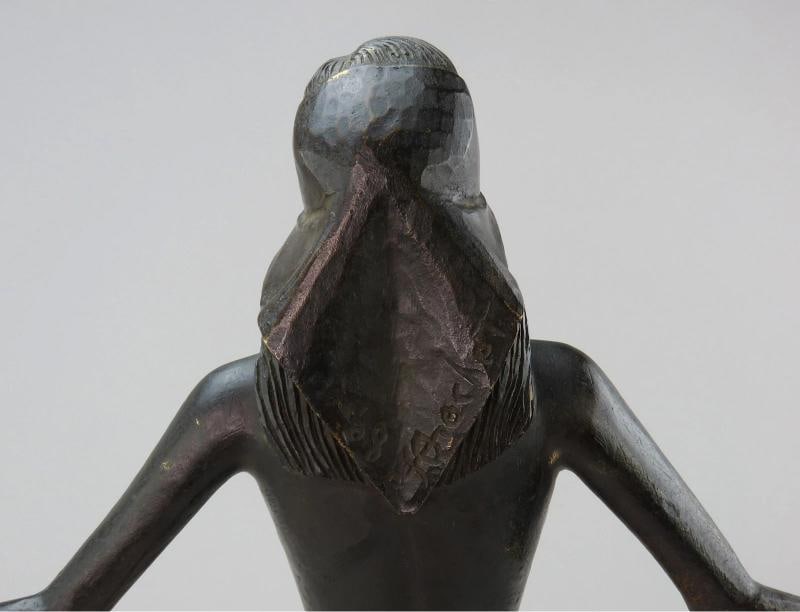 Francois Brochet French Bronze Le Cri The Cry 1968 Numbered 7/8 Statue of Woman - 6