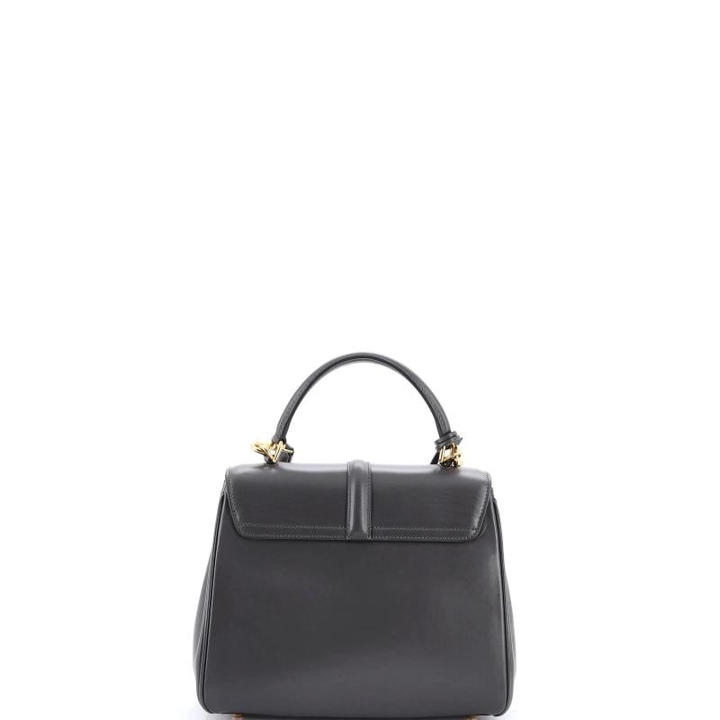 Celine 16 Top Handle Bag Smooth Calfskin Small - 3