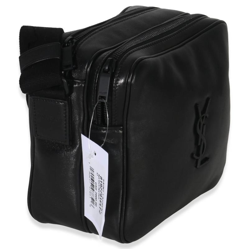 Saint Laurent Black Lambskin Monogram Niki Cube Camera Bag - 4
