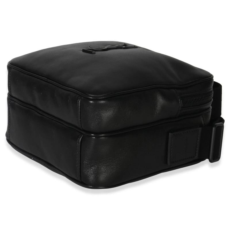 Saint Laurent Black Lambskin Monogram Niki Cube Camera Bag - 7