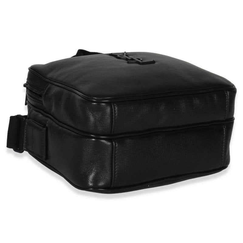 Saint Laurent Black Lambskin Monogram Niki Cube Camera Bag - 8