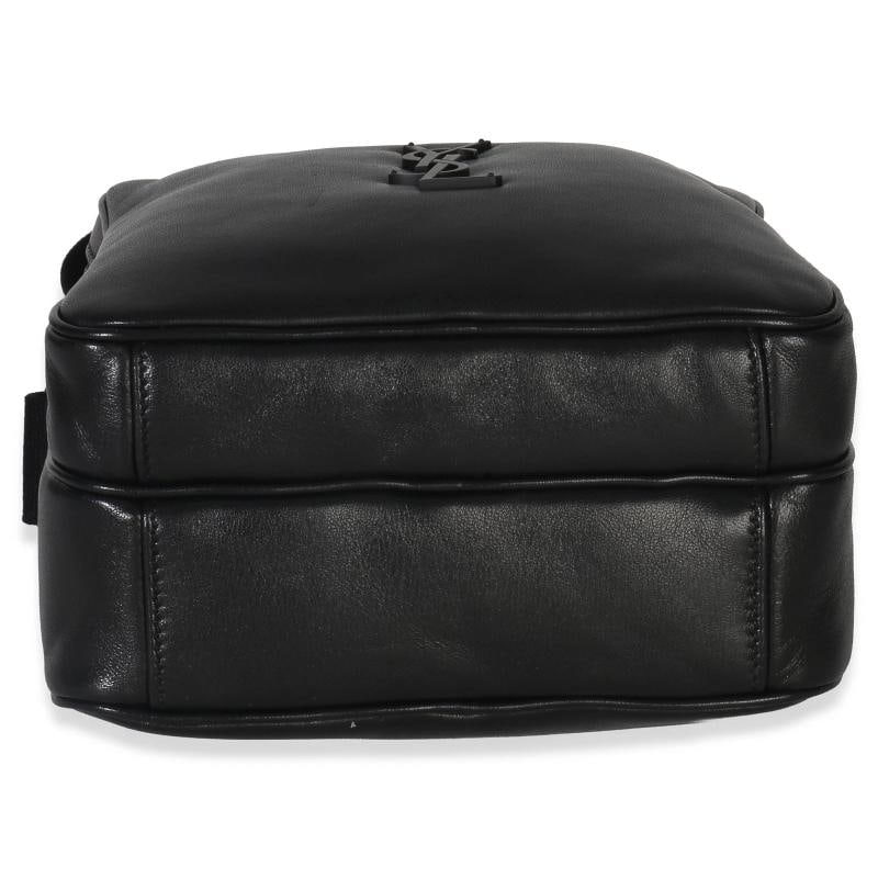 Saint Laurent Black Lambskin Monogram Niki Cube Camera Bag - 9