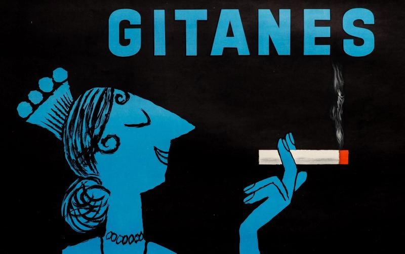 Original Vintage Poster - Savignac - Gitanes - Tobacco - French Cigarette - 1953 - 2
